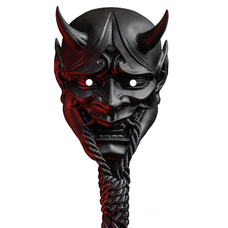 Japanese Oni Mask Grimace With Rope