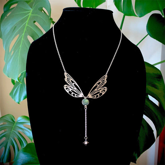 Butterfly Wings Long Necklace