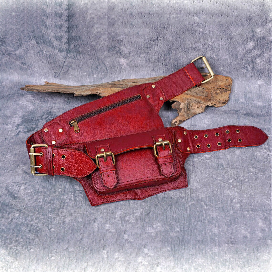 Daily Leisure Leather Waist Pack