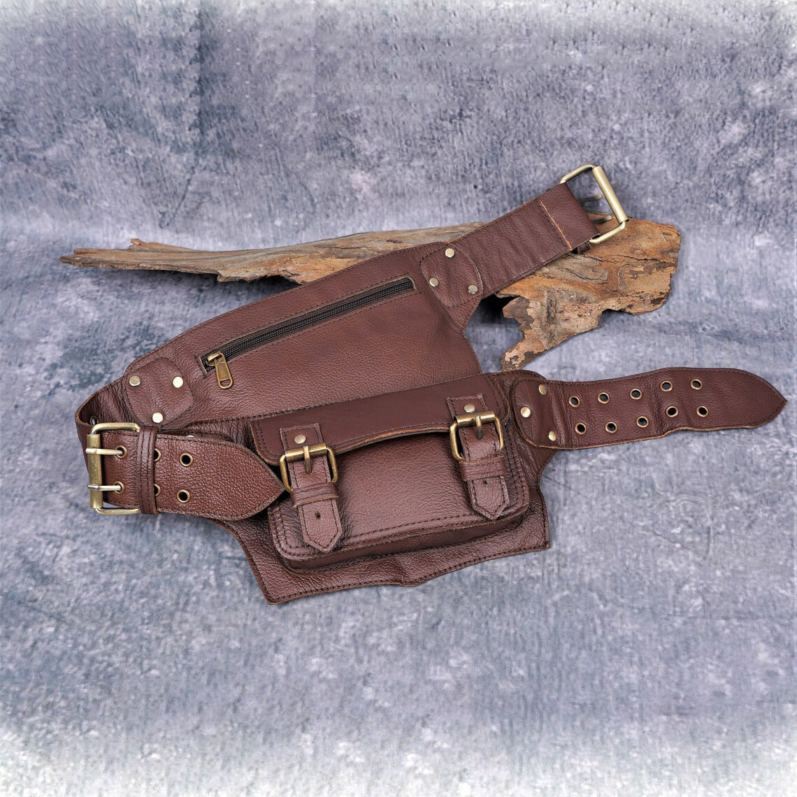 Daily Leisure Leather Waist Pack